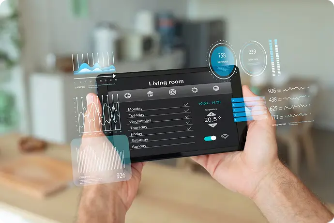 ai living room data