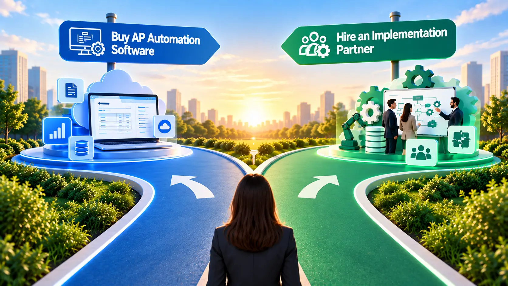 AP automation software vs implementation services: choosing the right approach for finance teams